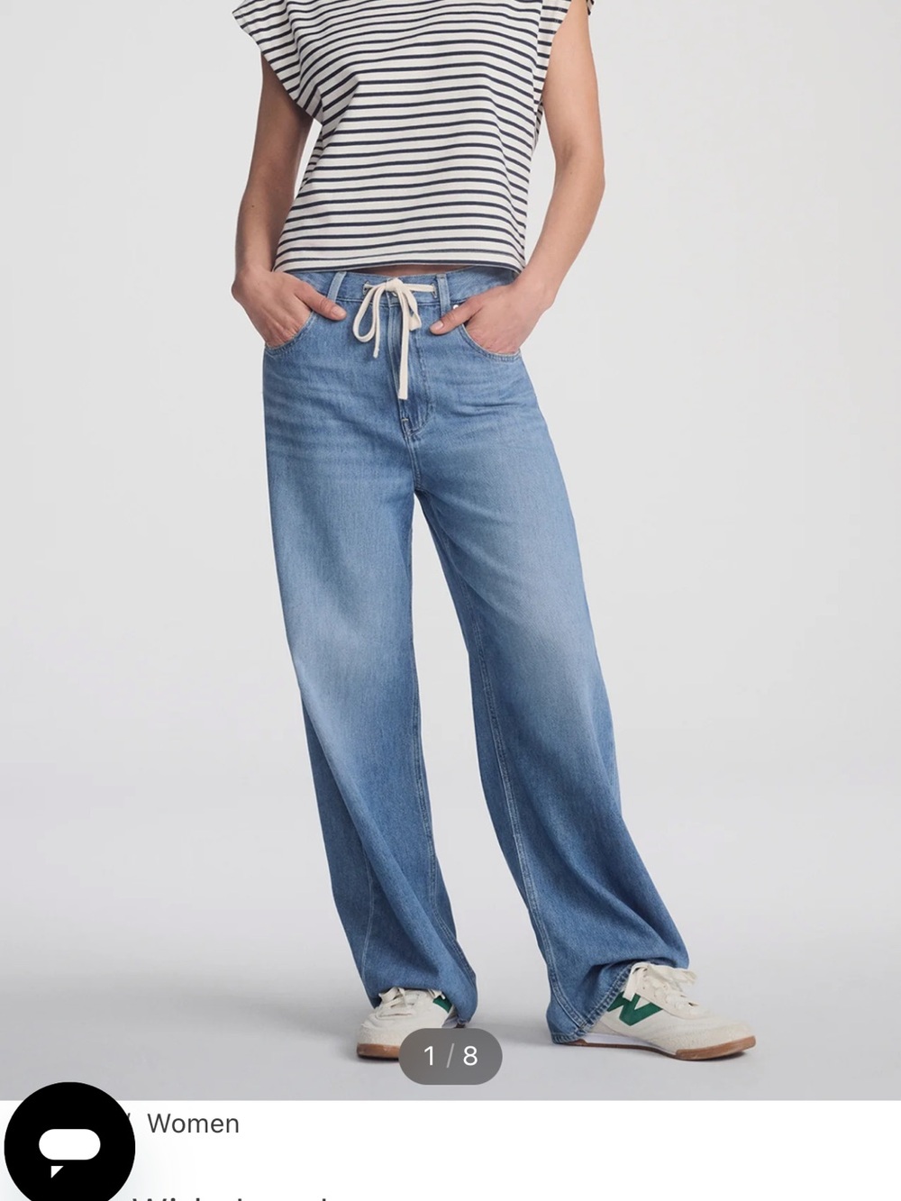 Light Blue Wide-Leg women’s Jeans
